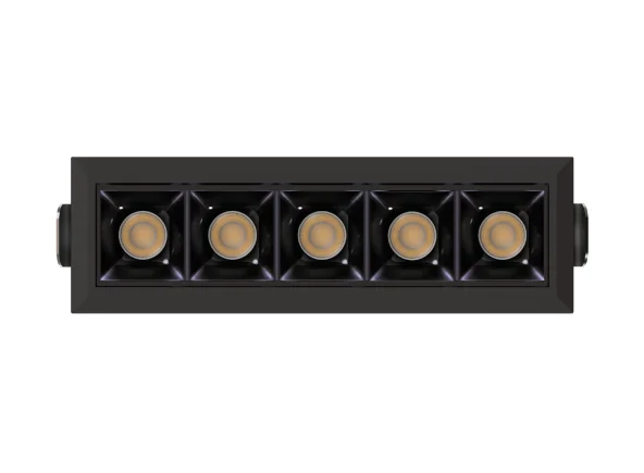 Stella SQUARE MICRO — LUMINÁRIA DE EMBUTIR RECUADA | 5 FOCOS