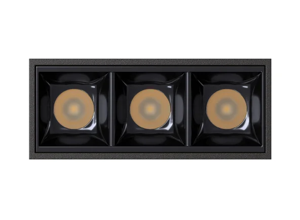 Stella SQUARE MICRO — LUMINÁRIA DE SOBREPOR RECUADA | 3 FOCOS