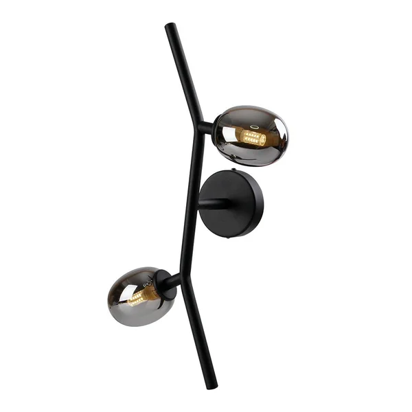 UsinaDesign Arandela Olive Preto com Fumê