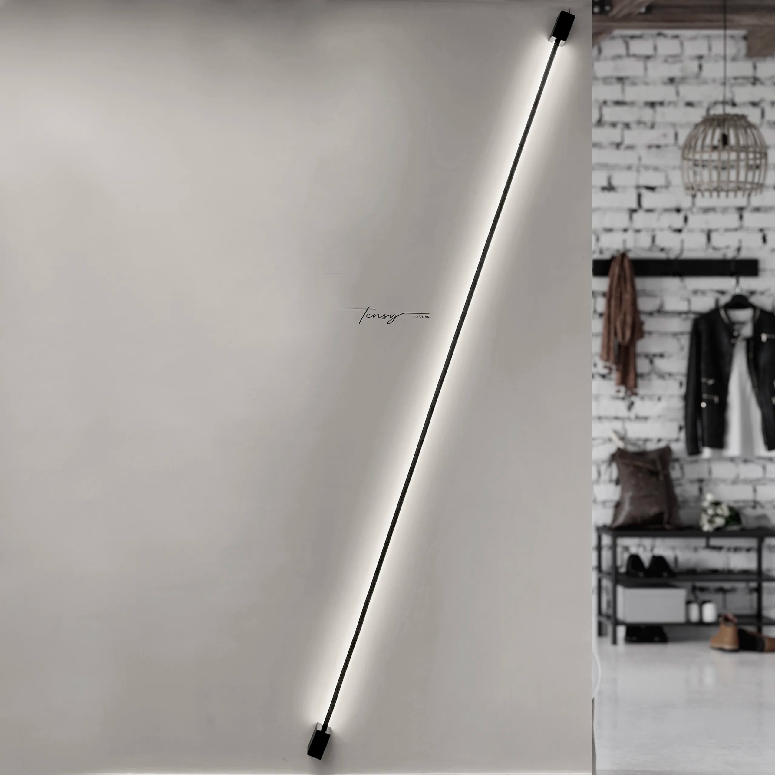 UsinaDesign Luminária linear Tensy
